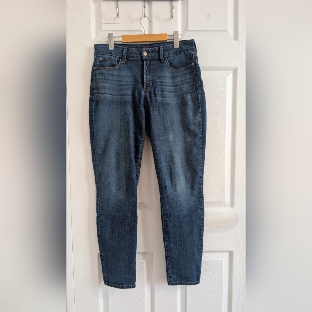 NYDJ Annabelle Boyfriend Jeans Women's Size 8 Lift Tuck Technology Denim